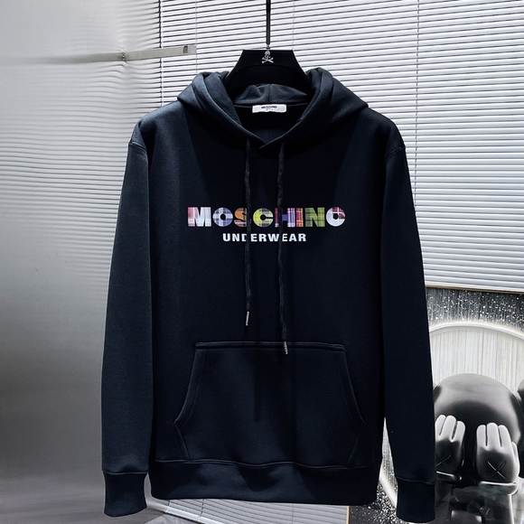 Moschino long-sleeved hooded sweatshirt